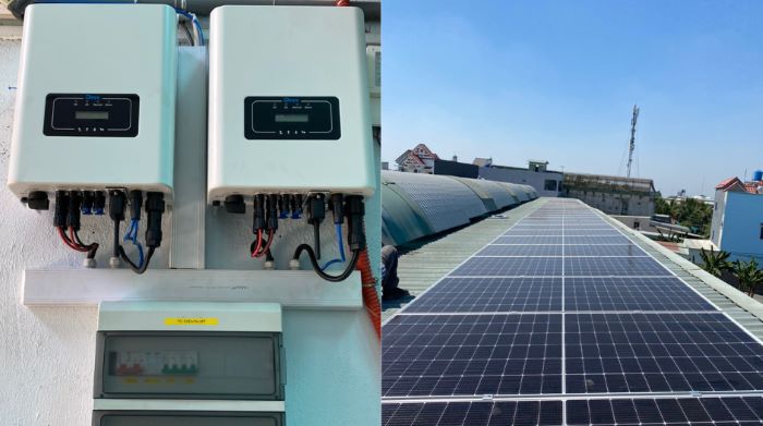 Bộ hòa lưới điện mặt trời là thiết bị chuyển đổi năng lượng mặt trời thành điện năng Bộ hòa lưới điện mặt trời là thiết bị chuyển đổi năng lượng mặt trời thành điện năng