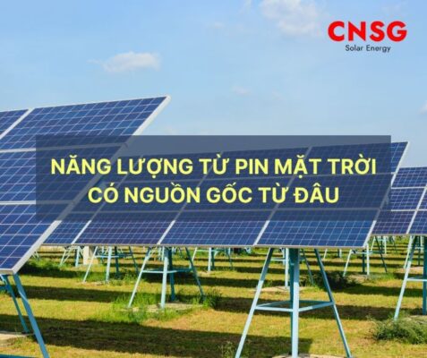 Năng lượng từ pin mặt trời có nguồn gốc từ đâu?