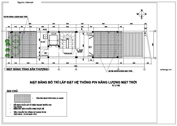 Lên bản vẽ chi tiết về hệ thống điện mặt trời Lên bản vẽ chi tiết về hệ thống điện mặt trời