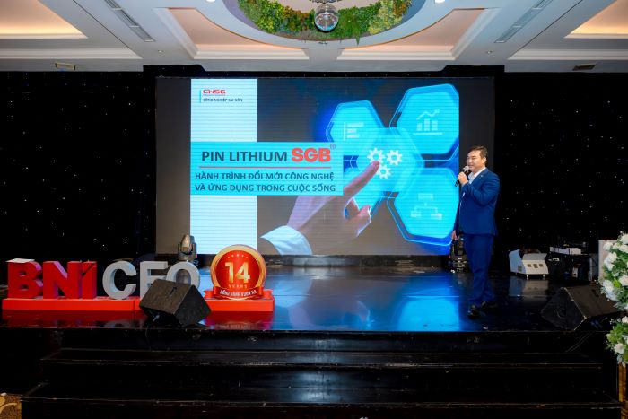 Diễn giả chính, anh Phan Ngọc Miên - Giám đốc Công ty TNHH Công Nghiệp Sài Gòn