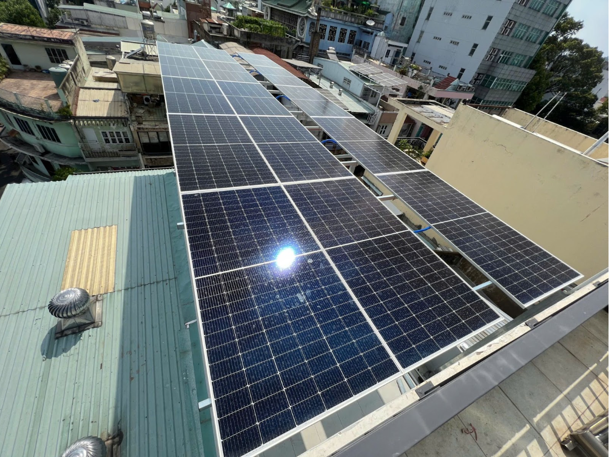 Dự Án điện năng lượng mặt trời tại quận 12