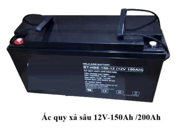 Bình ắc quy lưu trữ điện hiệu quả vào ban đêm